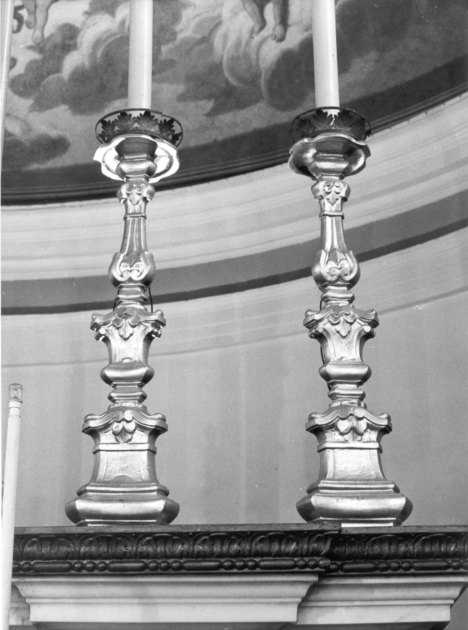 candeliere, serie - ambito garfagnino (sec. XVIII)