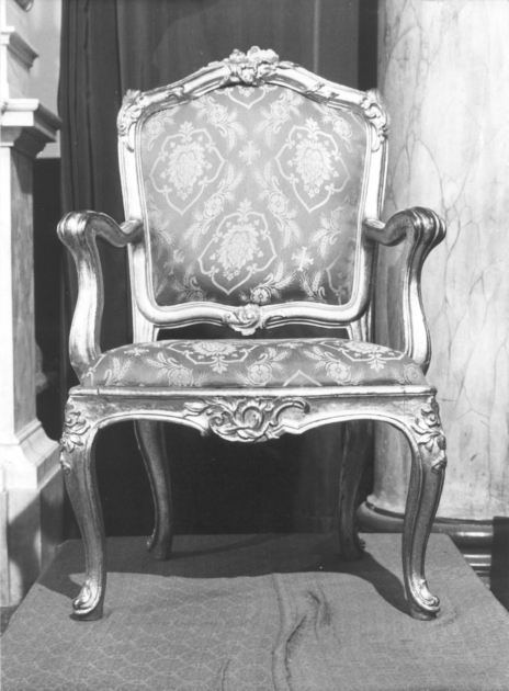 poltroncina - manifattura italiana (seconda metà sec. XVIII)