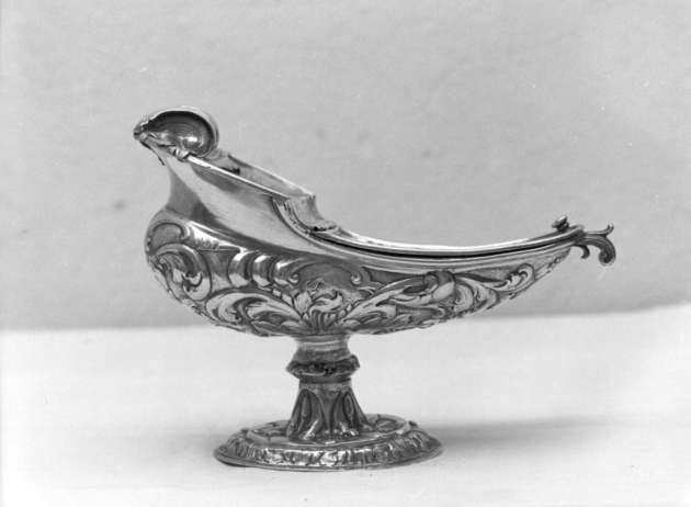 navicella portaincenso - a galeone di Vambrè Michelangelo (sec. XVIII)