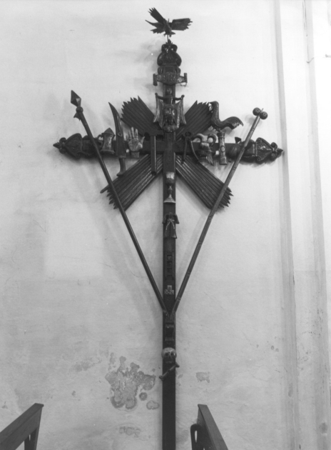 croce penitenziale - ambito garfagnino (secc. XVIII/ XIX)