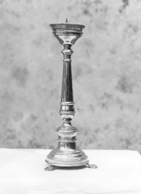 candeliere, serie - bottega italiana (fine/inizio secc. XIX/ XX)