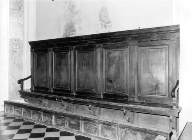 stalli del coro - ambito garfagnino (secc. XVIII/ XIX)