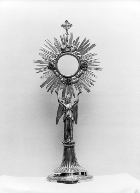 ostensorio - a raggiera - bottega italiana (fine/inizio secc. XIX/ XX)