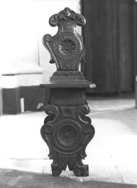 sgabello, serie - ambito garfagnino (secc. XIX/ XX)