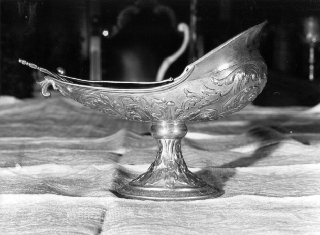 navicella portaincenso - a galeone - bottega lucchese (sec. XVII)