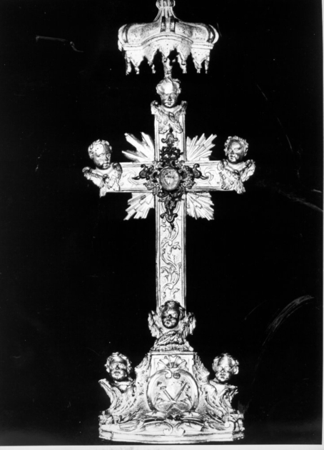 reliquiario - a ostensorio, opera isolata - bottega italiana (seconda metà sec. XVIII)