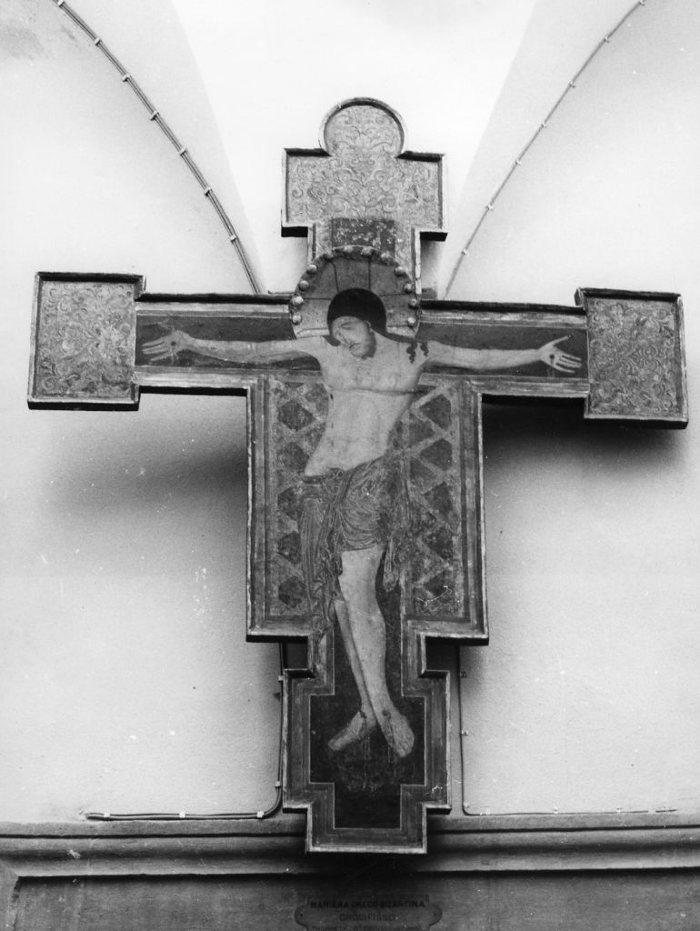 Cristo crocifisso dolente (croce dipinta) - ambito senese (fine sec. XIII)