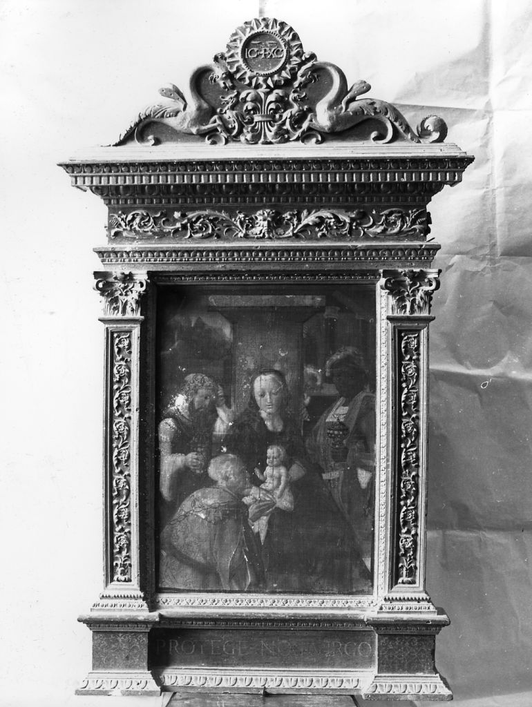 adorazione dei pastori (dipinto) - ambito tedesco (inizio sec. XVI)