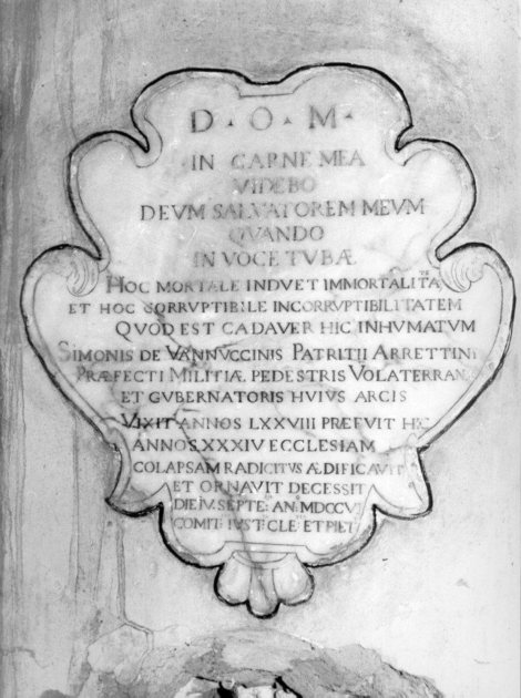 lapide - bottega italiana (sec. XVIII)