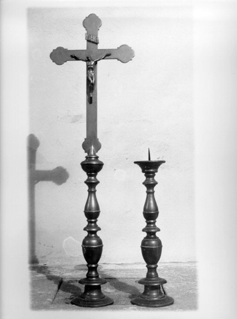 croce d'altare - bottega italiana (secc. XVIII/ XIX)