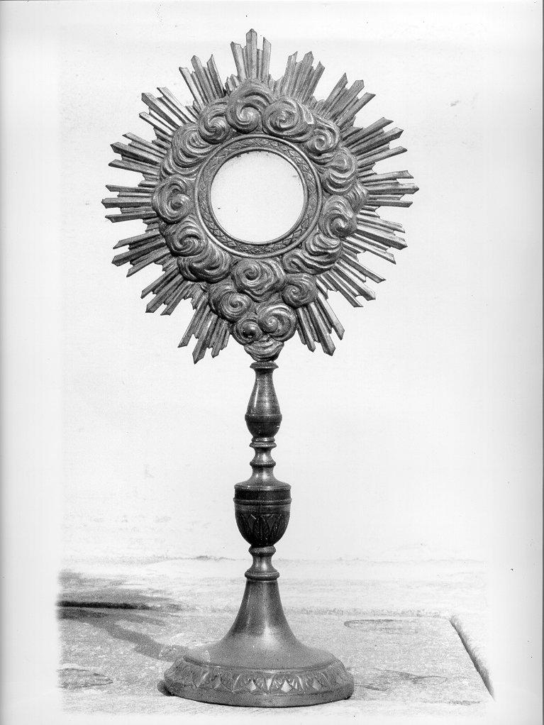 mostra d'ostensorio - bottega italiana (sec. XVIII)