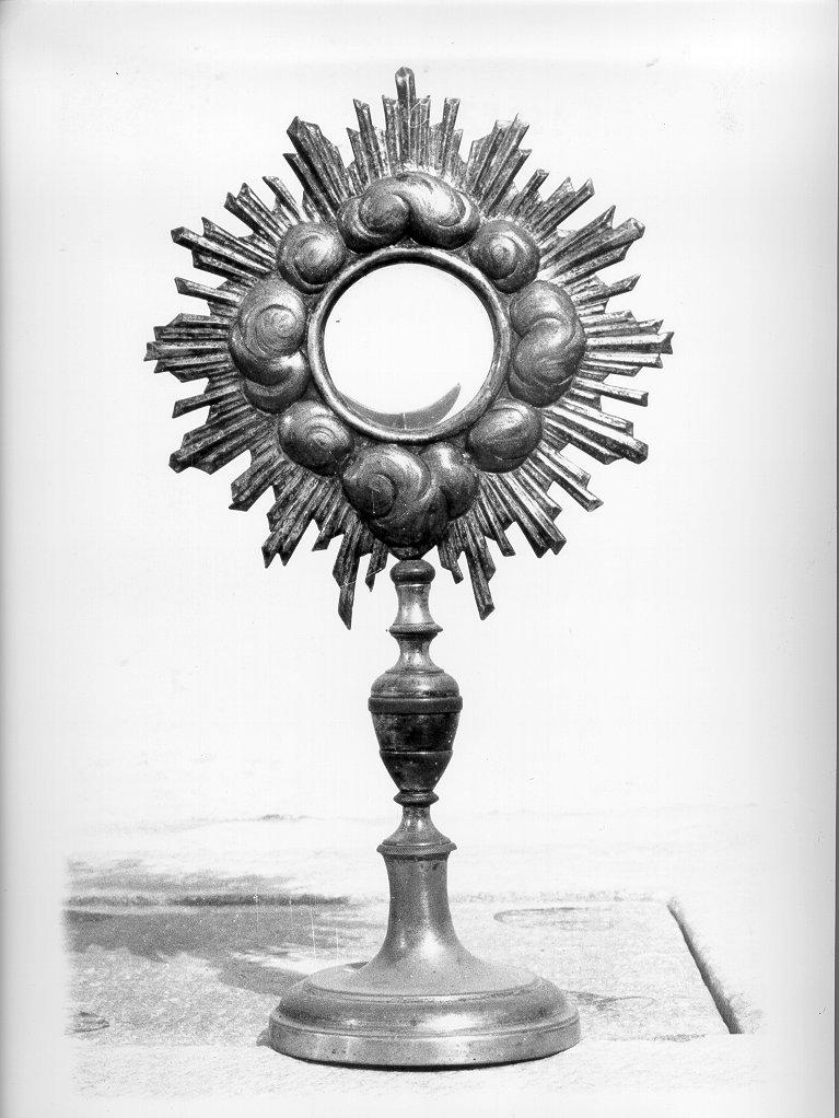 mostra d'ostensorio - bottega italiana (sec. XVIII)