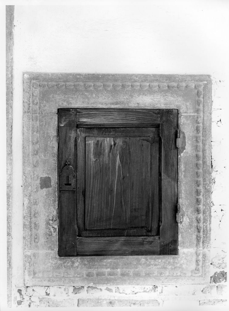 armadio - a muro - bottega lucchese (prima metà sec. XVI)