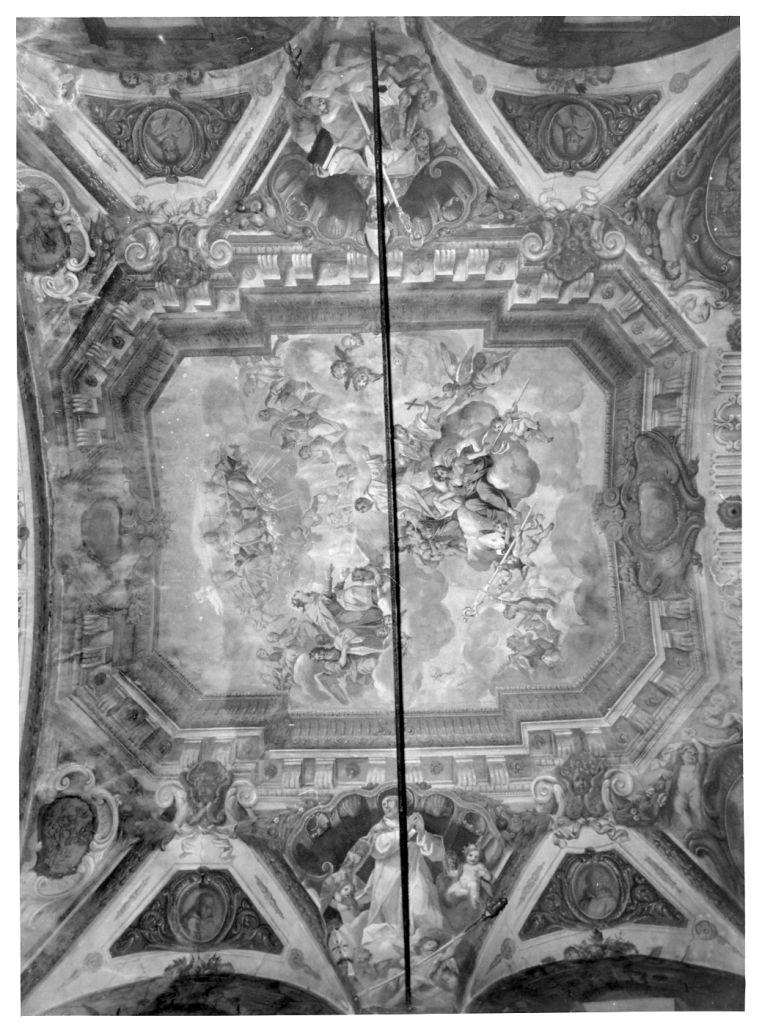 soffitto dipinto di Cassiani Stefano (seconda metà sec. XVII)