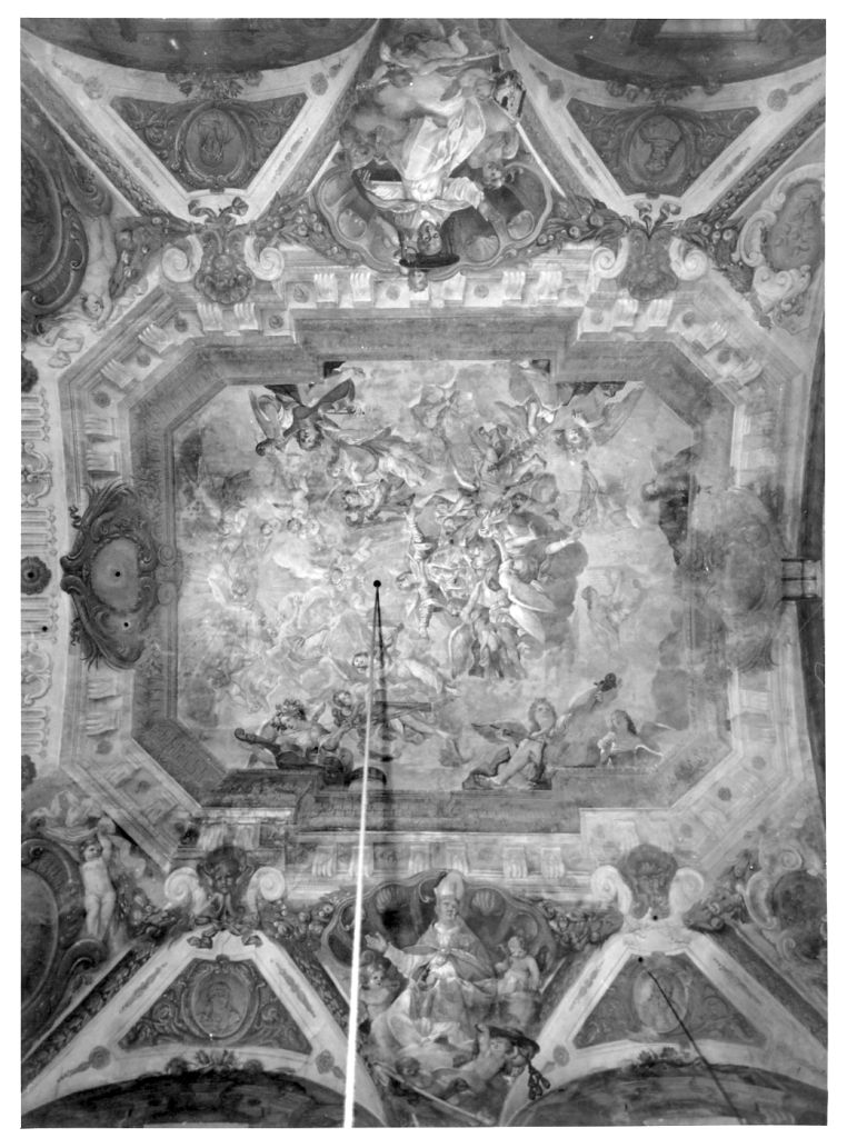 ASSUNZIONE DELLA MADONNA (soffitto dipinto) di Cassiani Stefano (seconda metà sec. XVII)