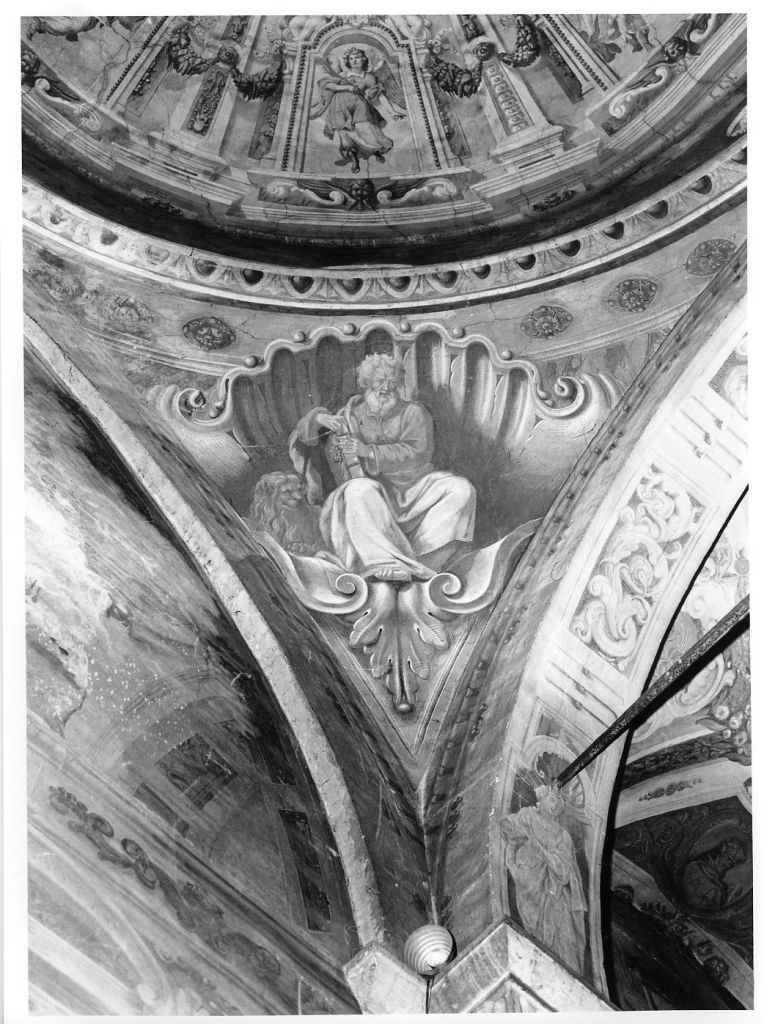 San Marco Evangelista (pennacchio) di Cassiani Stefano (seconda metà sec. XVII)