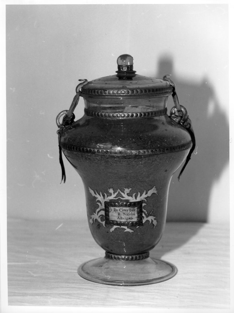 reliquiario - a vaso - bottega veneziana (seconda metà sec. XVIII)