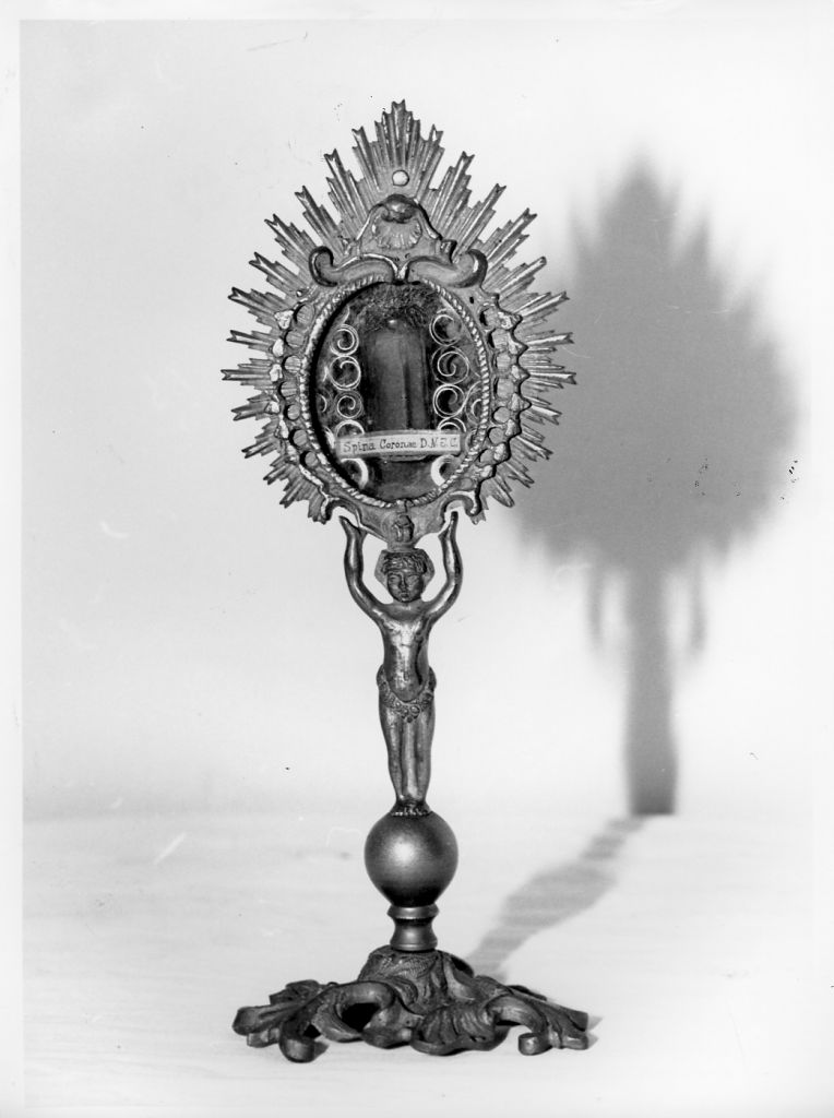 reliquiario - a ostensorio - bottega francese (prima metà sec. XIX)