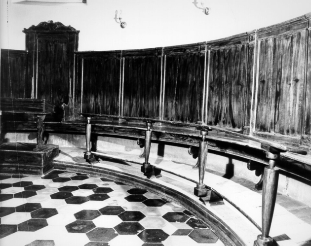 stalli del coro - bottega toscana (inizio sec. XIX)