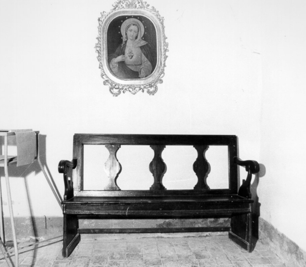 panca - bottega toscana (inizio sec. XVIII)