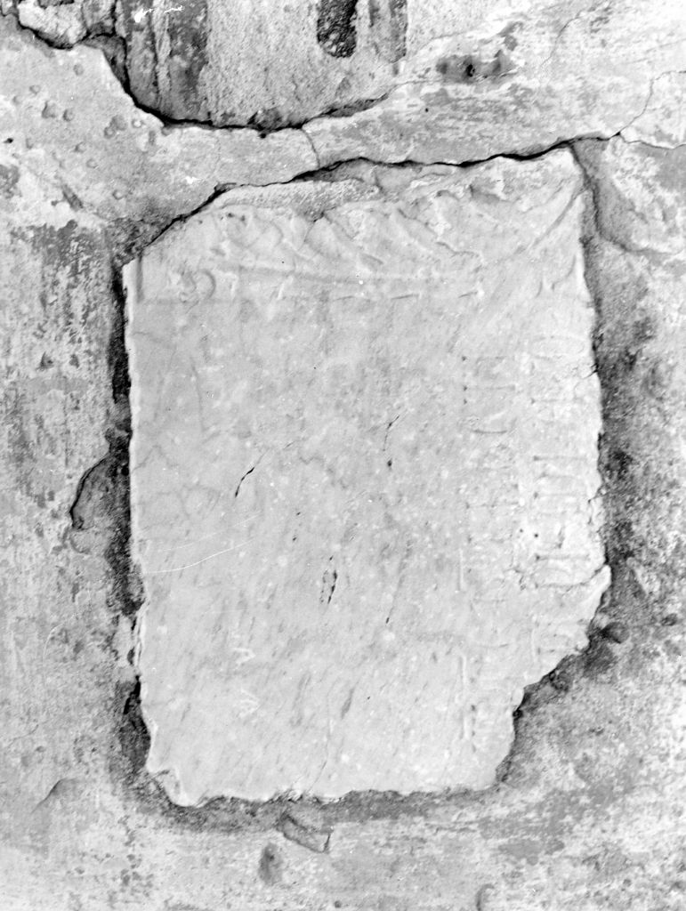 lapide - ambito italiano (sec. XIV)