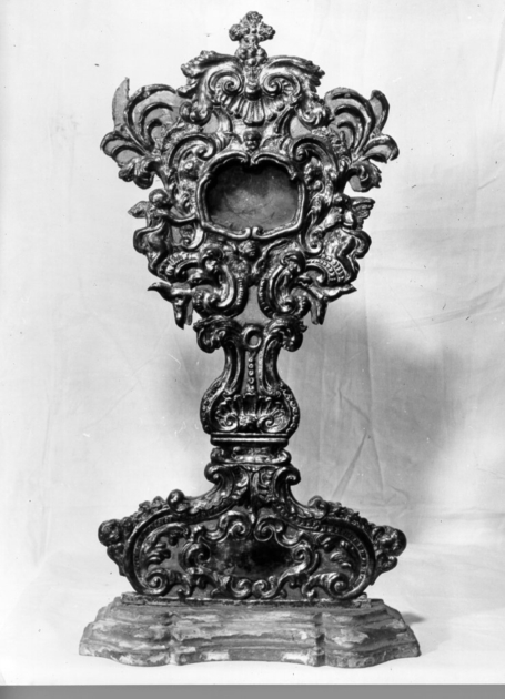 reliquiario, serie - bottega toscana (metà sec. XVIII)