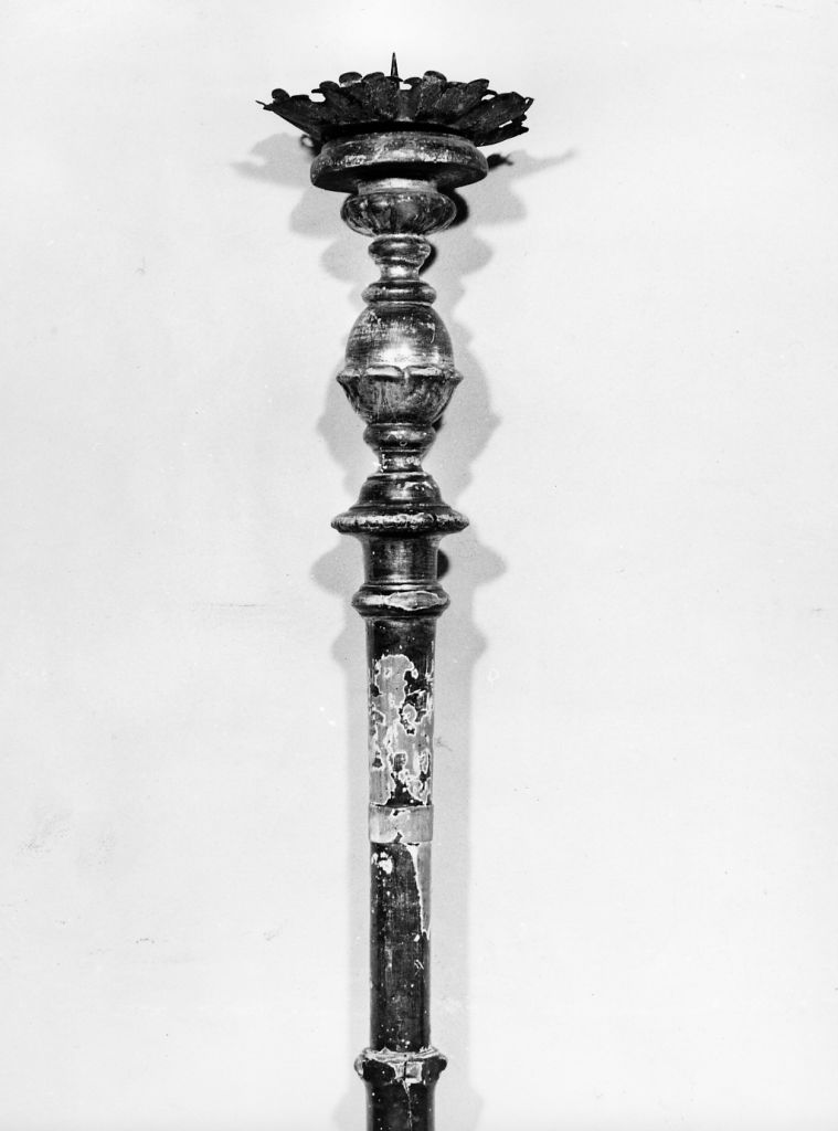 candelabro portatile, serie - ambito pisano (sec. XIX)