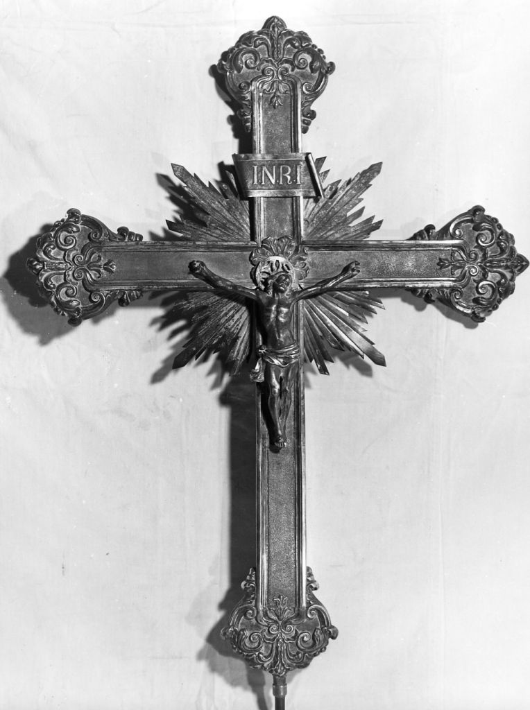 croce processionale - bottega toscana (fine sec. XVIII)