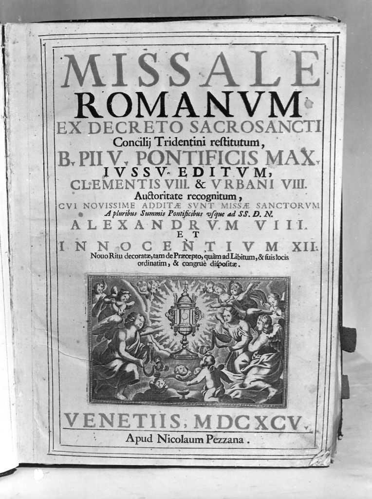 coperta di libro liturgico - ambito veneziano (sec. XVII)