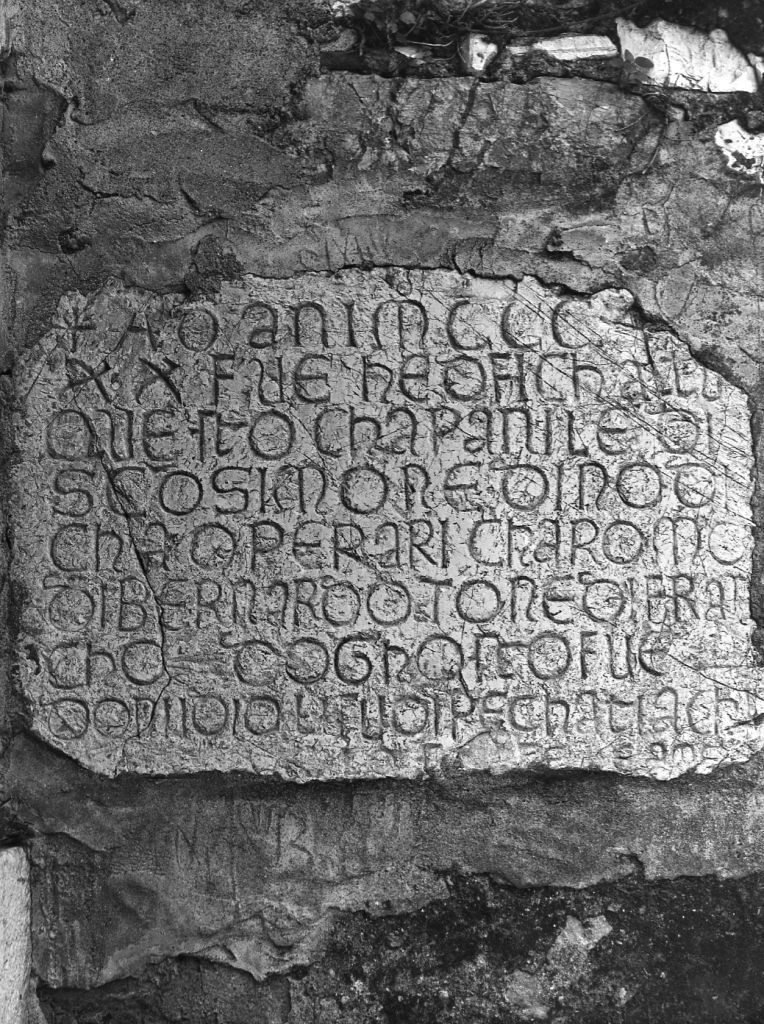 lapide - ambito italiano (sec. XIV)