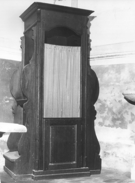 confessionale - ambito toscano (fine/inizio secc. XVII/ XVIII)