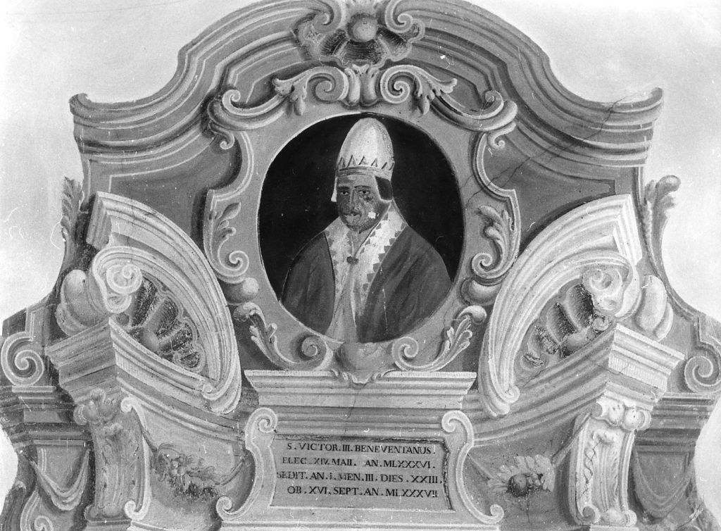 Papa Vittore III (dipinto) di Tempesti Domenico (sec. XVIII)