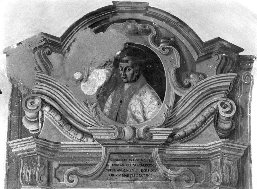 Papa Zaccaria I (dipinto) di Tempesti Domenico (sec. XVIII)