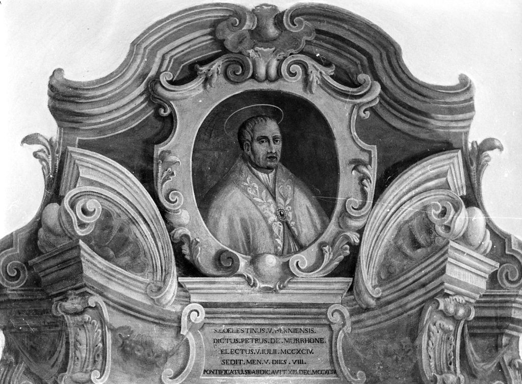 Papa Celestino V (dipinto) di Tempesti Domenico (sec. XVIII)