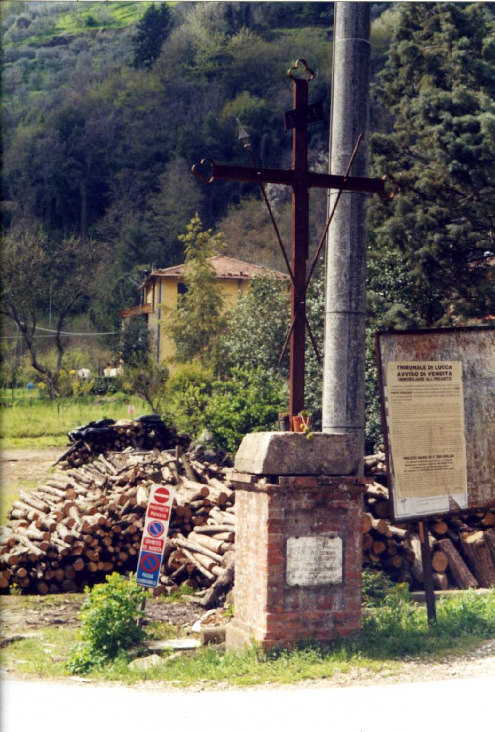 croce processionale, opera isolata - bottega lucchese (primo quarto sec. XX)