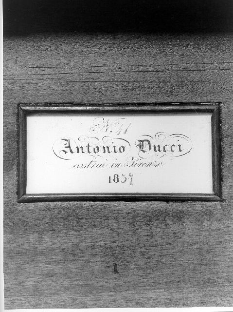 organo di Ducci Antonio (sec. XIX)