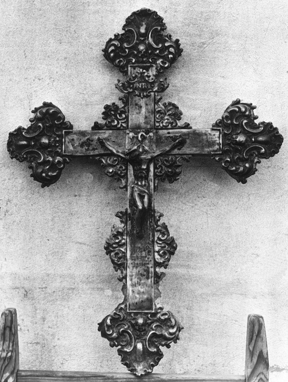 croce processionale - bottega italiana (sec. XVIII)