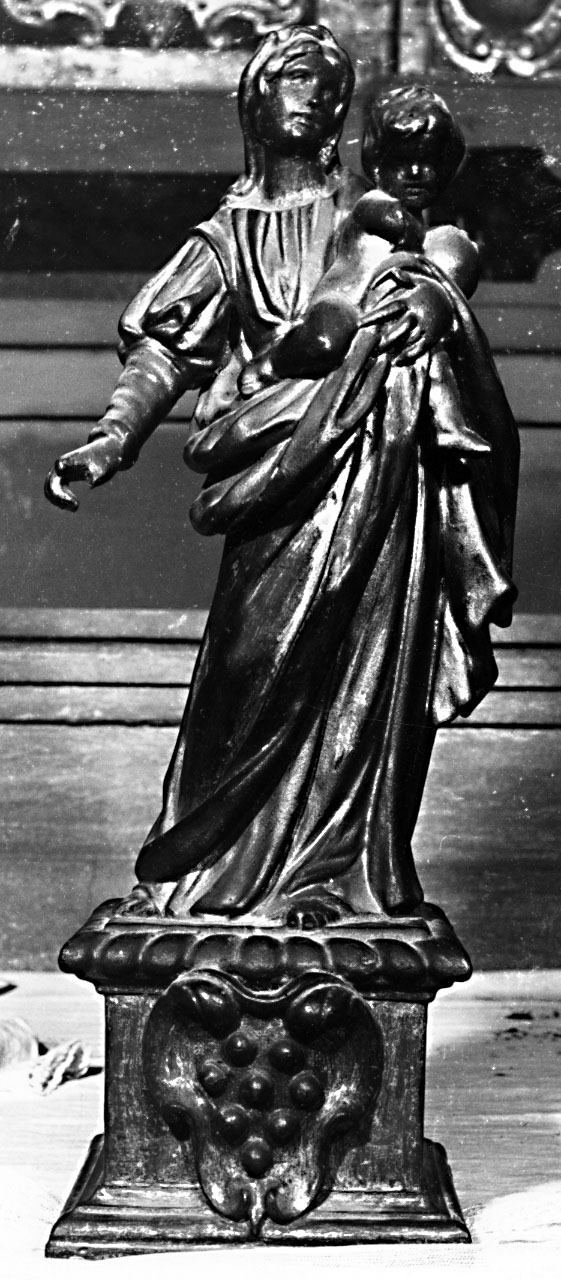 MADONNA CON BAMBINO (statuetta) - bottega toscana (sec. XVII)