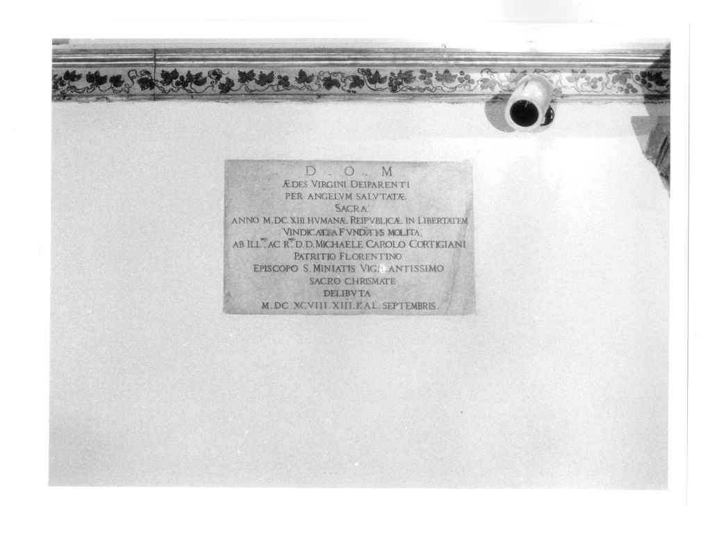 lapide - bottega toscana (sec. XVII)