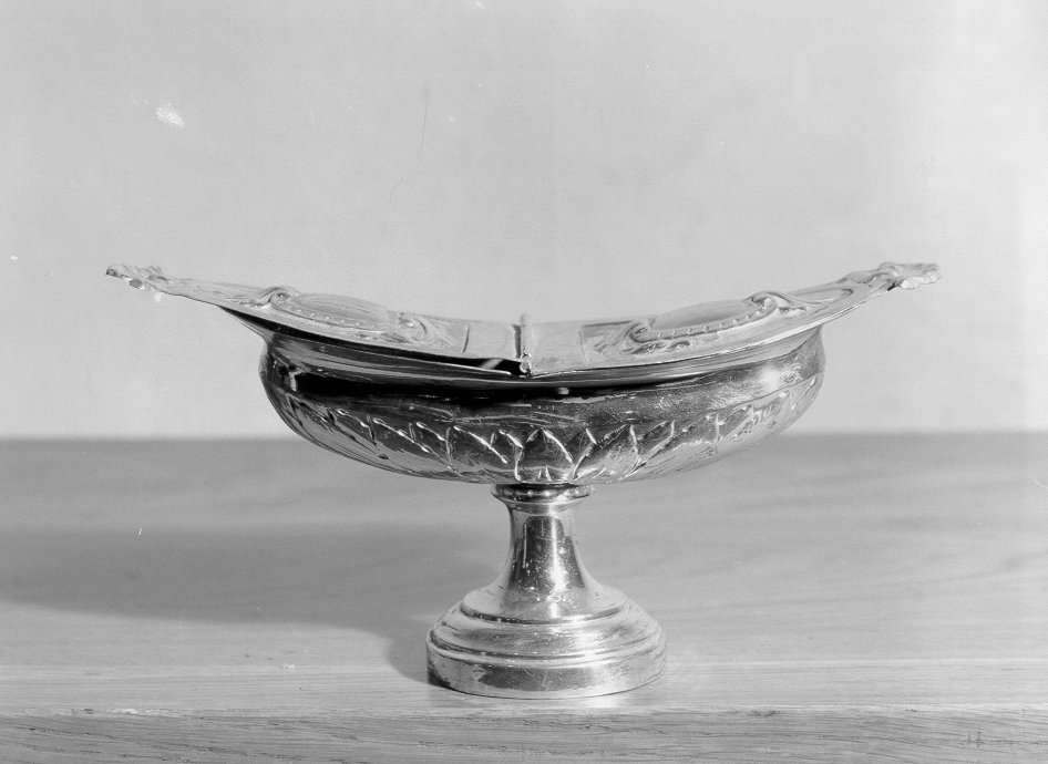 navicella portaincenso - bottega italiana (inizio sec. XIX)