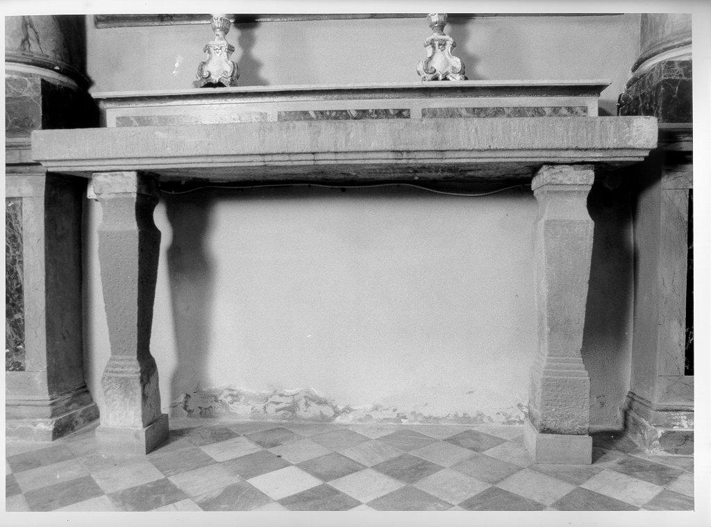 mensa d'altare, elemento d'insieme - bottega toscana (seconda metà sec. XVIII)