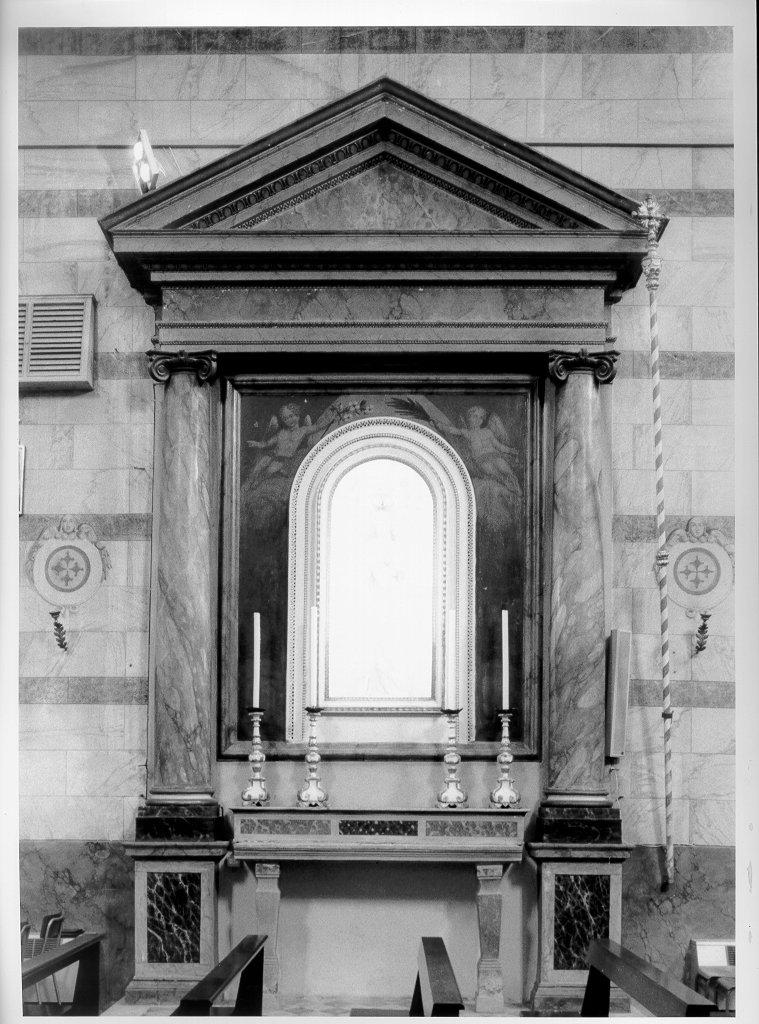 edicola, elemento d'insieme - bottega toscana (seconda metà sec. XVIII)