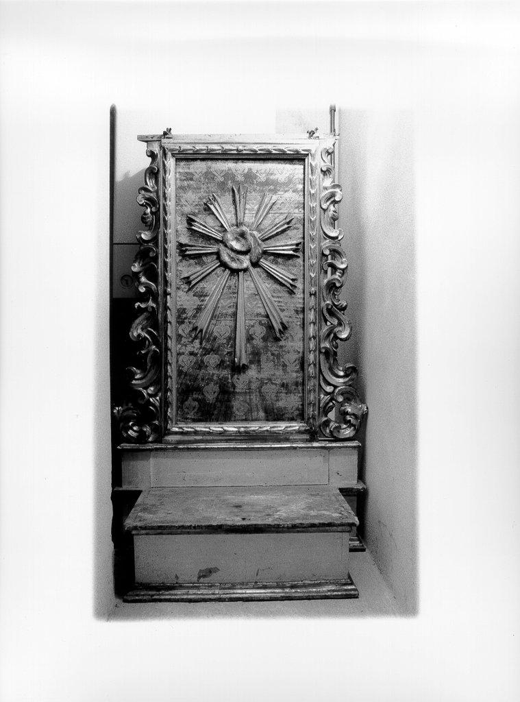 tronetto per esposizione eucaristica - bottega toscana (seconda metà sec. XIX)