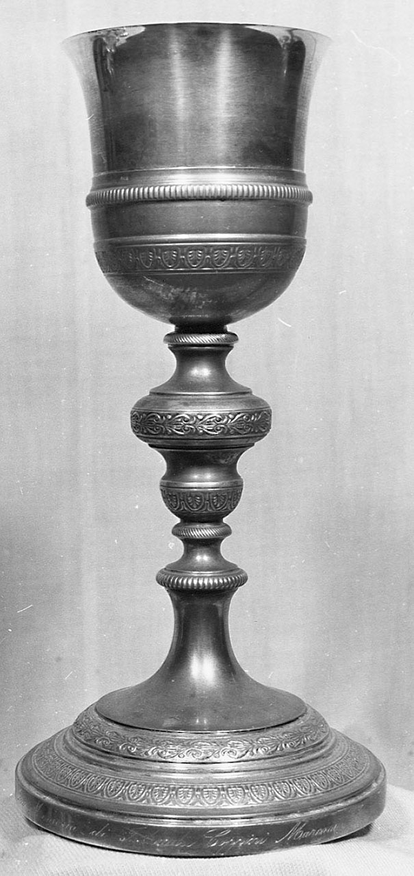 calice - bottega toscana (fine/inizio secc. XIX/ XX)