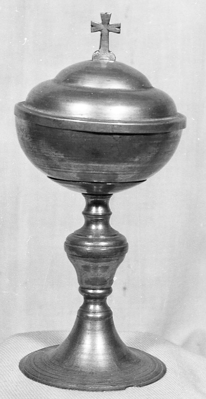 pisside - bottega italiana (fine/inizio secc. XVII/ XVIII)