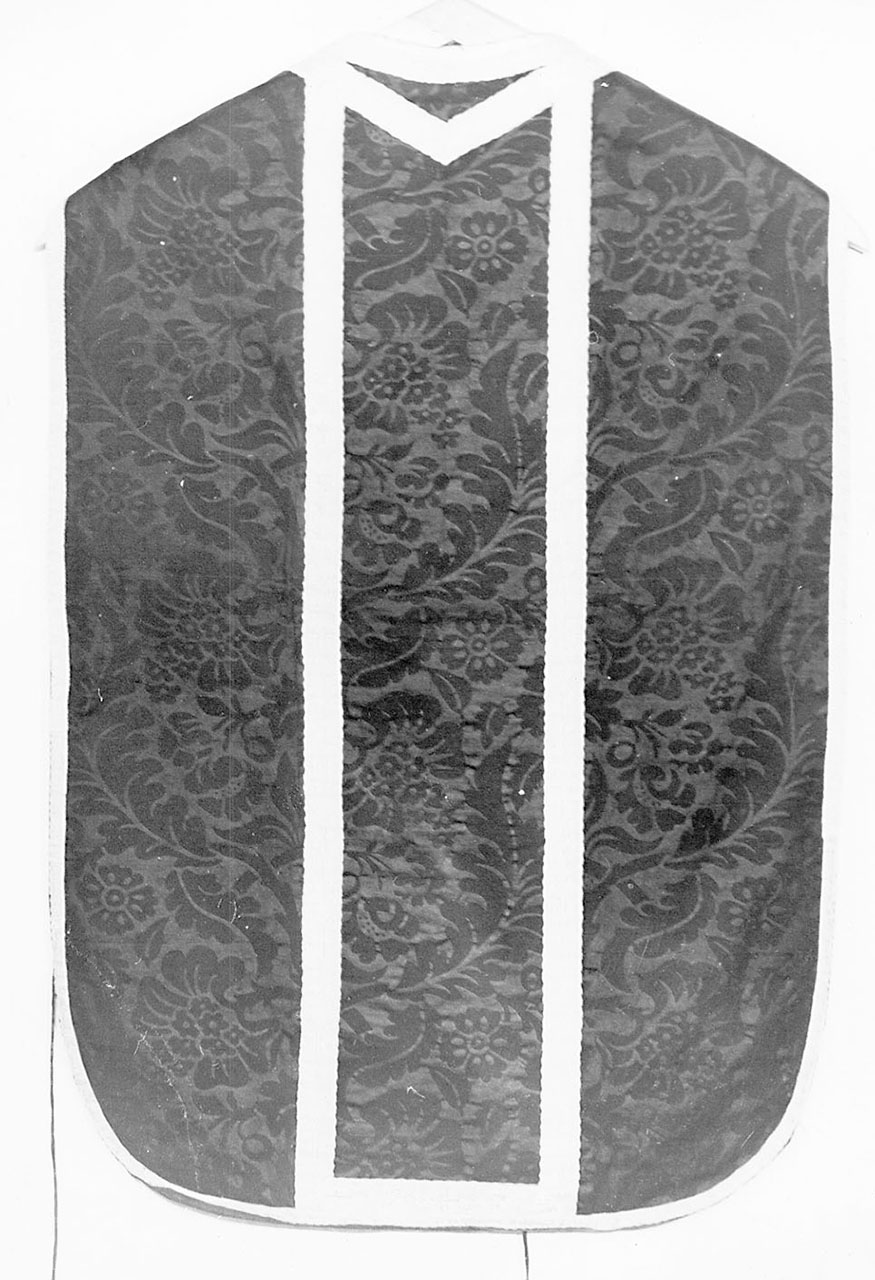 paramento liturgico - in terzo - manifattura italiana (sec. XIX)