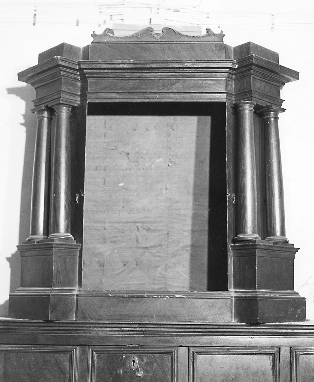 tronetto per esposizione eucaristica - bottega toscana (inizio sec. XIX)