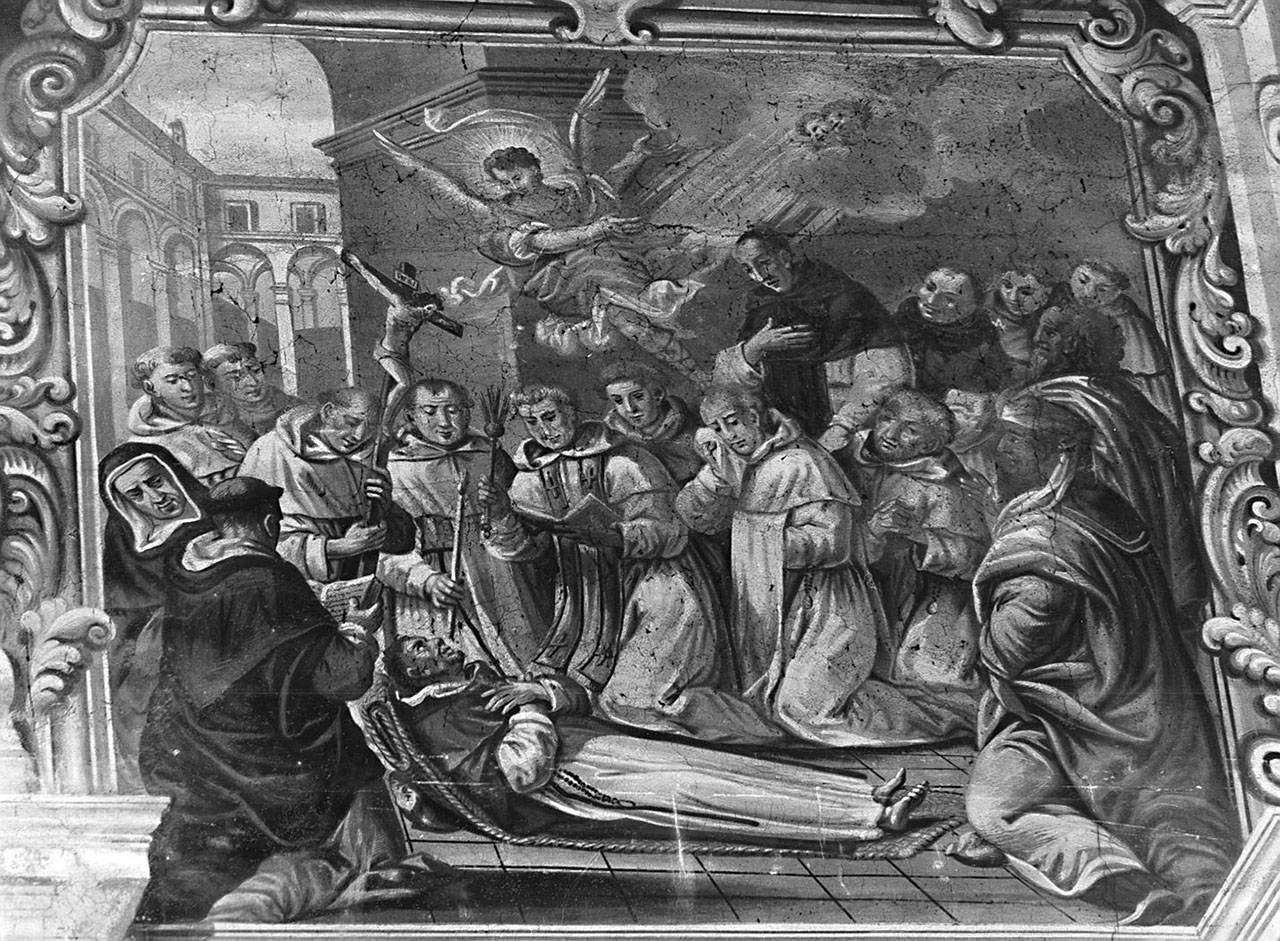 San Domenico morente (dipinto) di Bamberini Anton Domenico (prima metà sec. XVIII)