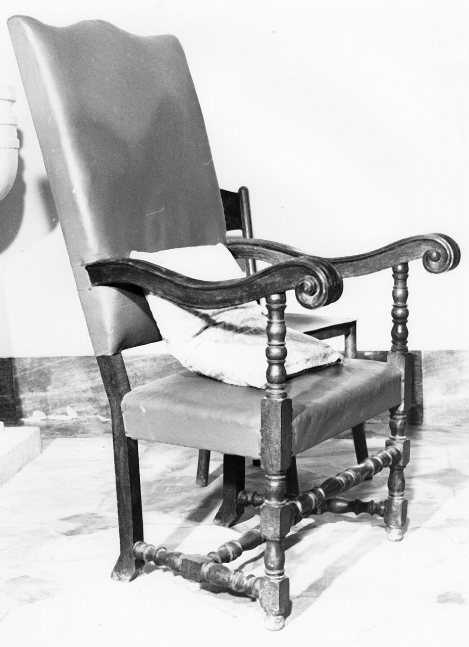 poltrona, serie - bottega toscana (sec. XVII)