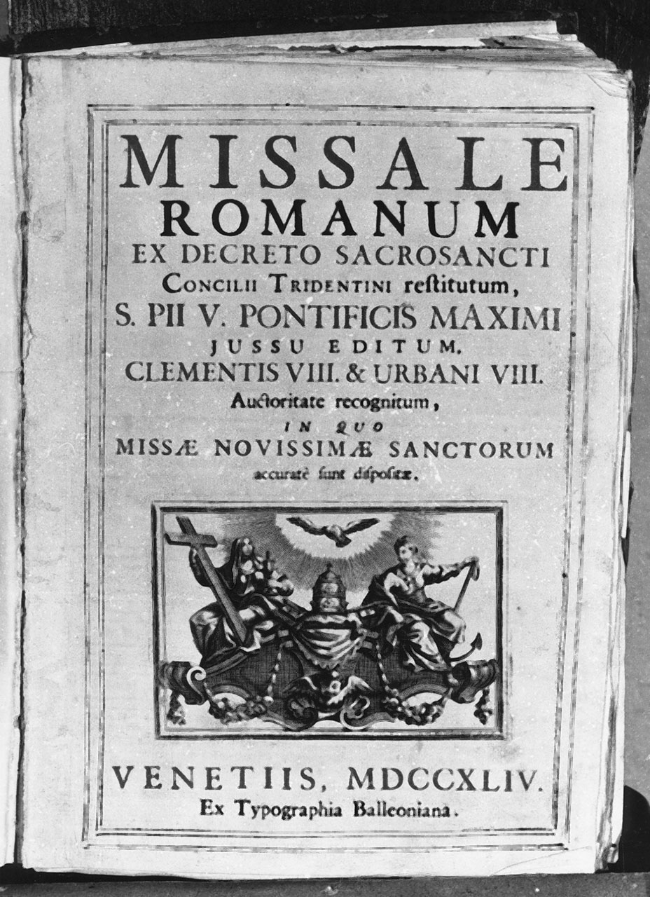 messale cantato - bottega veneziana (sec. XVIII)
